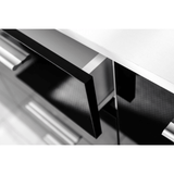 Kommode Weiß Hochglanz mit 4 Schubladen Sideboard