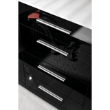 Kommode Weiß mit 4 Schubladen Sideboard